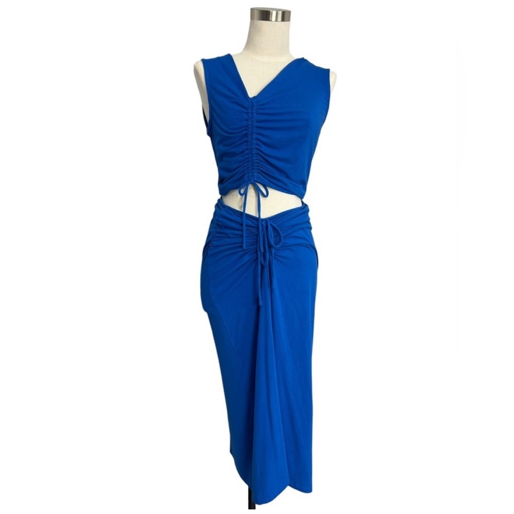 House Of Harlow 1906 Blue Two Piece Set